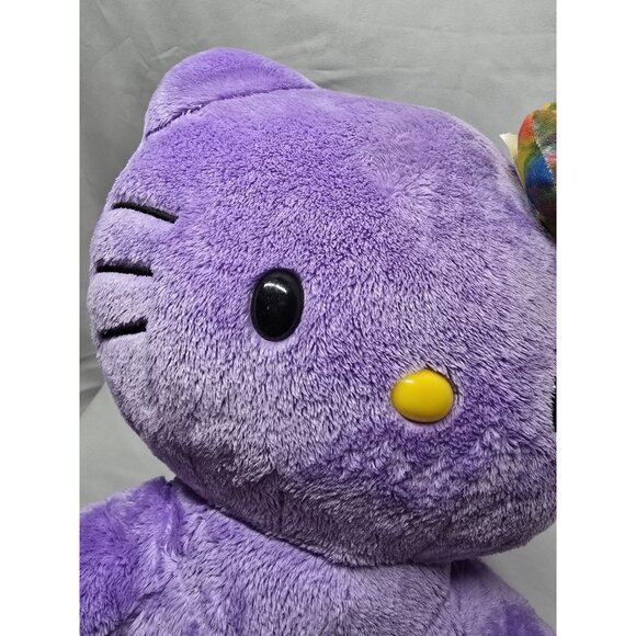 Build-A Bear 2012 Tie Dye Sanrio Purple Love Hello With Bow Limited Edition - Picture 15 of 15